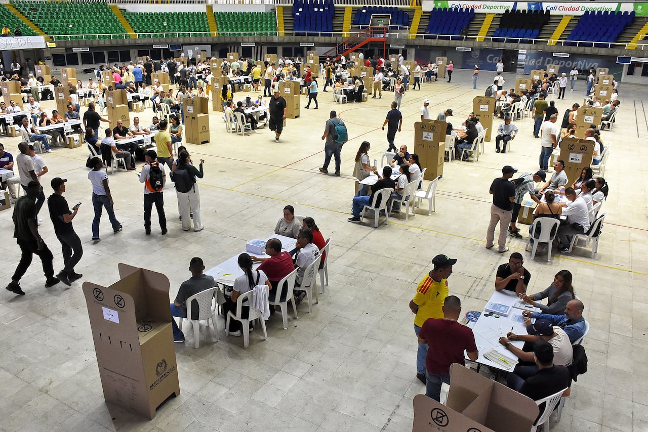 Elecciones Presidenciales 2026, Puesto de votación Coliseo del Pueblo.