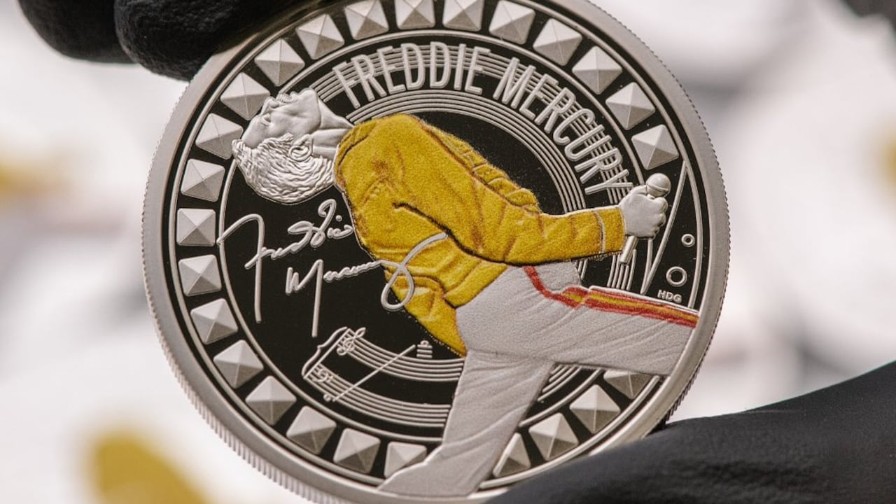 Royal Mint lanza moneda conmemorativa de Freddie Mercury y subastará un ejemplar de oro para apoyar la lucha contra el sida
