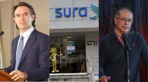 Fico Gutiérrez reacciona a decisión de Sura y culpa a Petro del colapso del sistema.