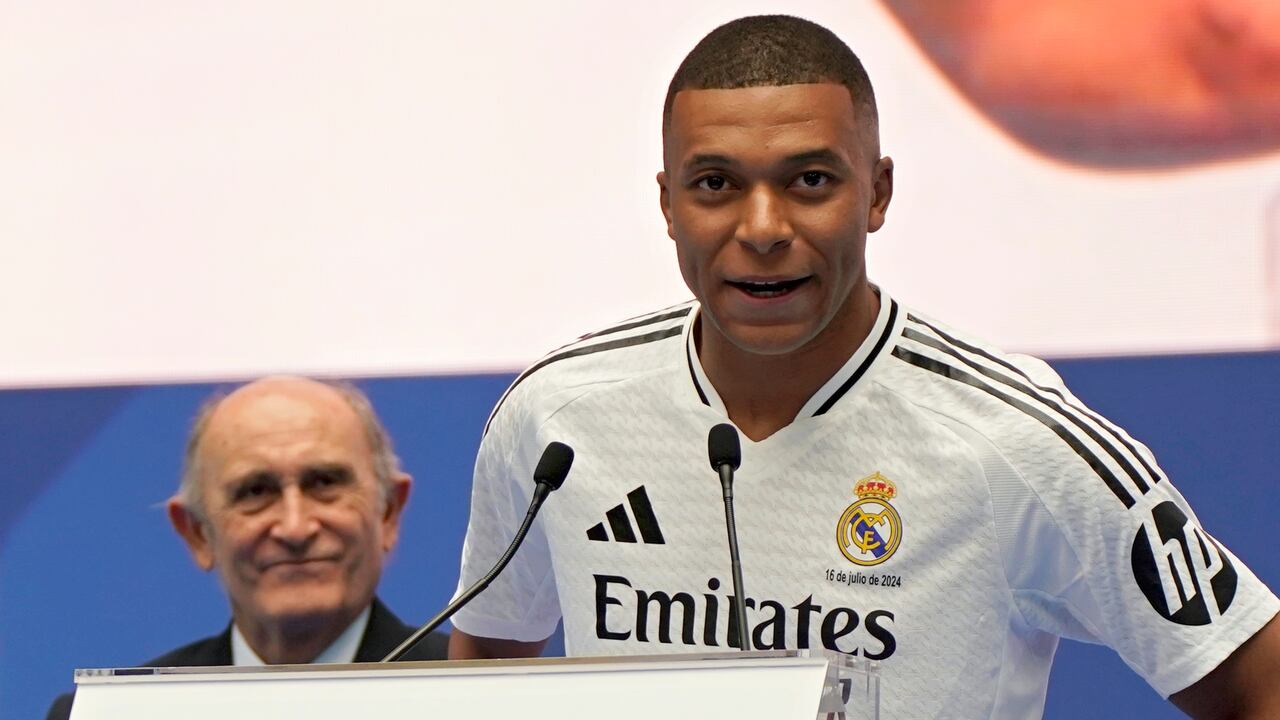 Kylian Mbappé fue presentado como nuevo jugador del Real Madrid