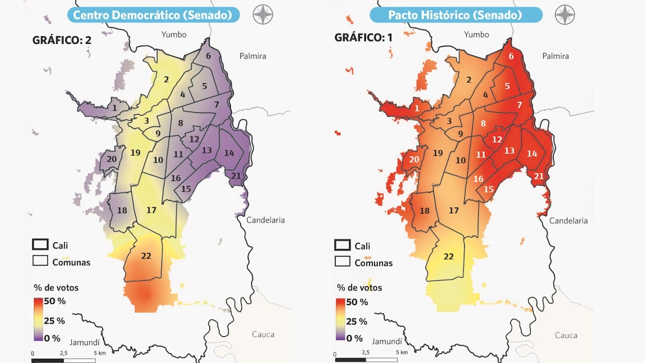 Este fue el panorama de votación en Cali.