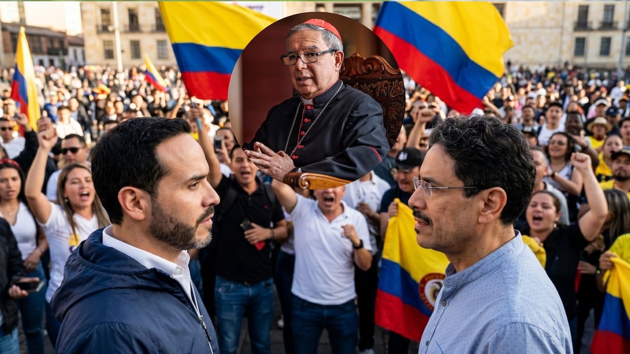 El cardenal Luis José Rueda pide oración por los candidatos Abelardo de la Espriella e Iván Cepeda.