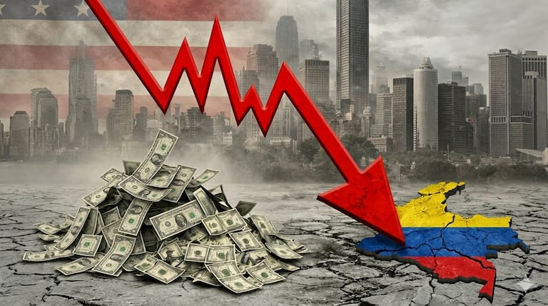 Caída de inversión de Estados Unidos en Colombia