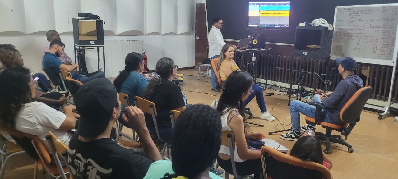 Gracias a la alianza Sena y Códice ya se dictaron otros talleres como el de Producción Audiovisual Transmedia. Fotos suministrada por Códice.