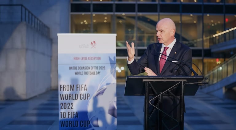 Presidente de la FIFA en la ONU
