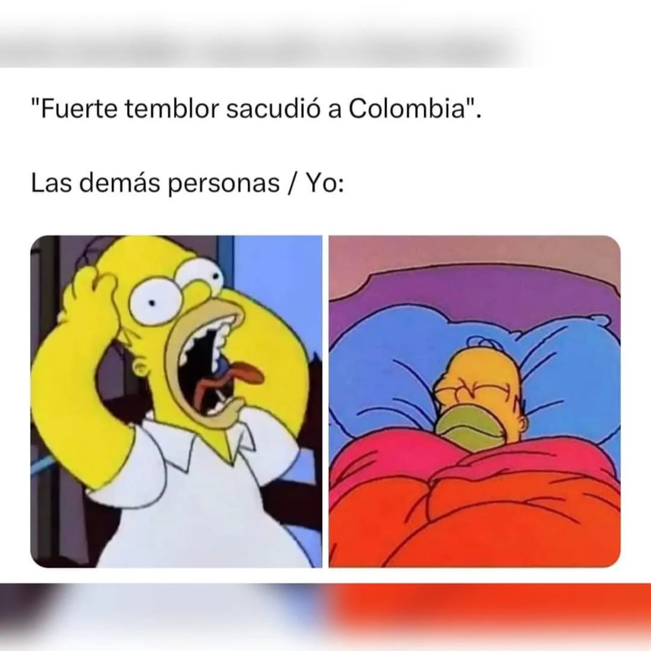 Meme reacción, temblor en Colombia mayo del 2026.