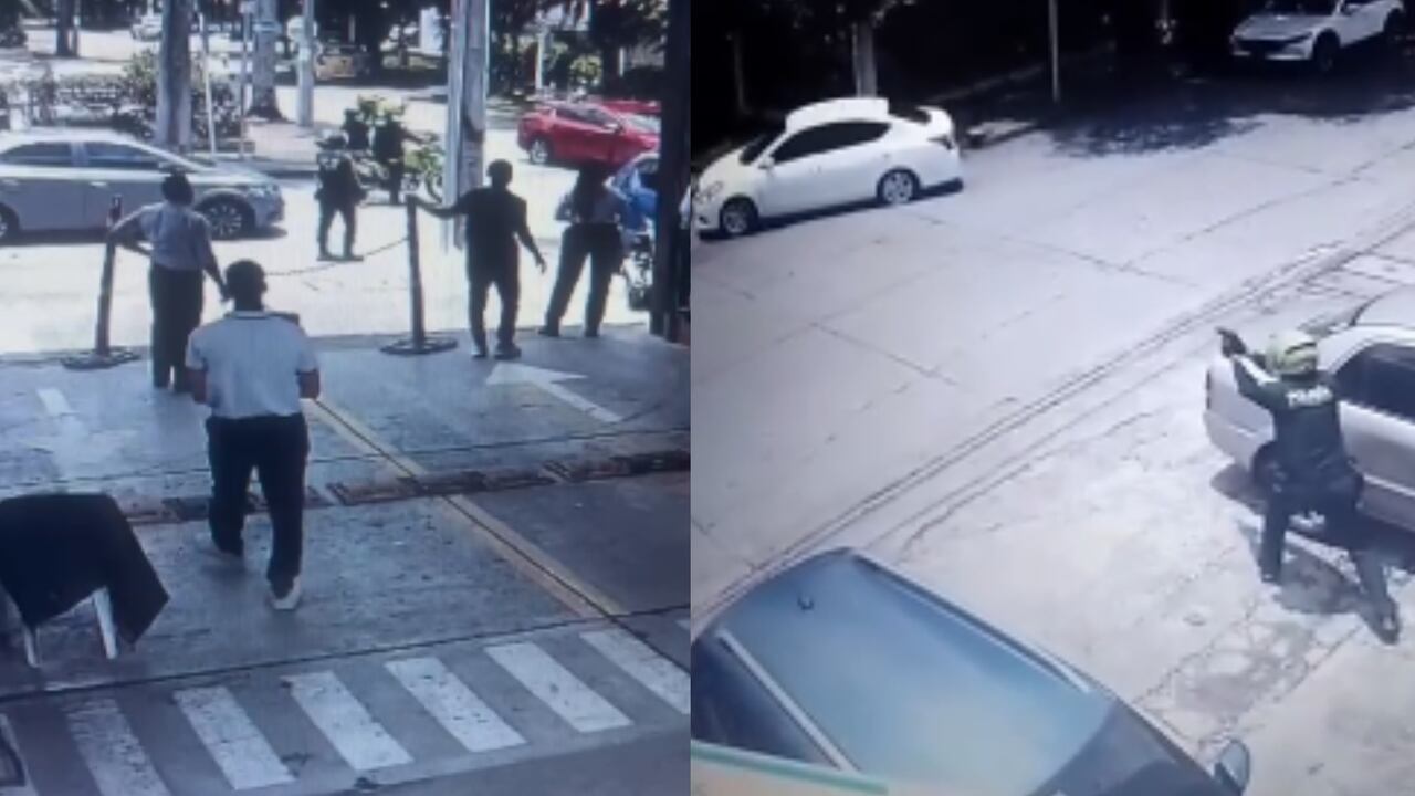 Los policía iniciaron una persecución para capturar a los involucrados.