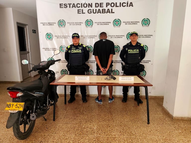 El hecho se dio por porte ilegal de arma de fuego.