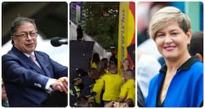 La primera dama recibió las rechiflas de quienes gritaban "Fuera Petro".