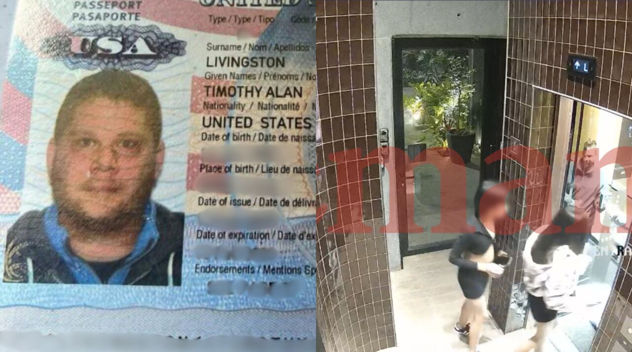 Timothy Alan Livingston, hallado con dos niñas en hotel de El Poblado, en Medellín.