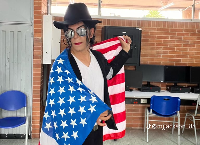 El Michael Jackson de Bogotá.
