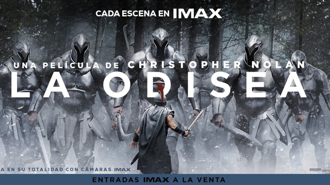 La nueva producción de Christopher Nolan apuesta por el formato IMAX para ampliar la escala visual de la adaptación del clásico poema de Homero.
