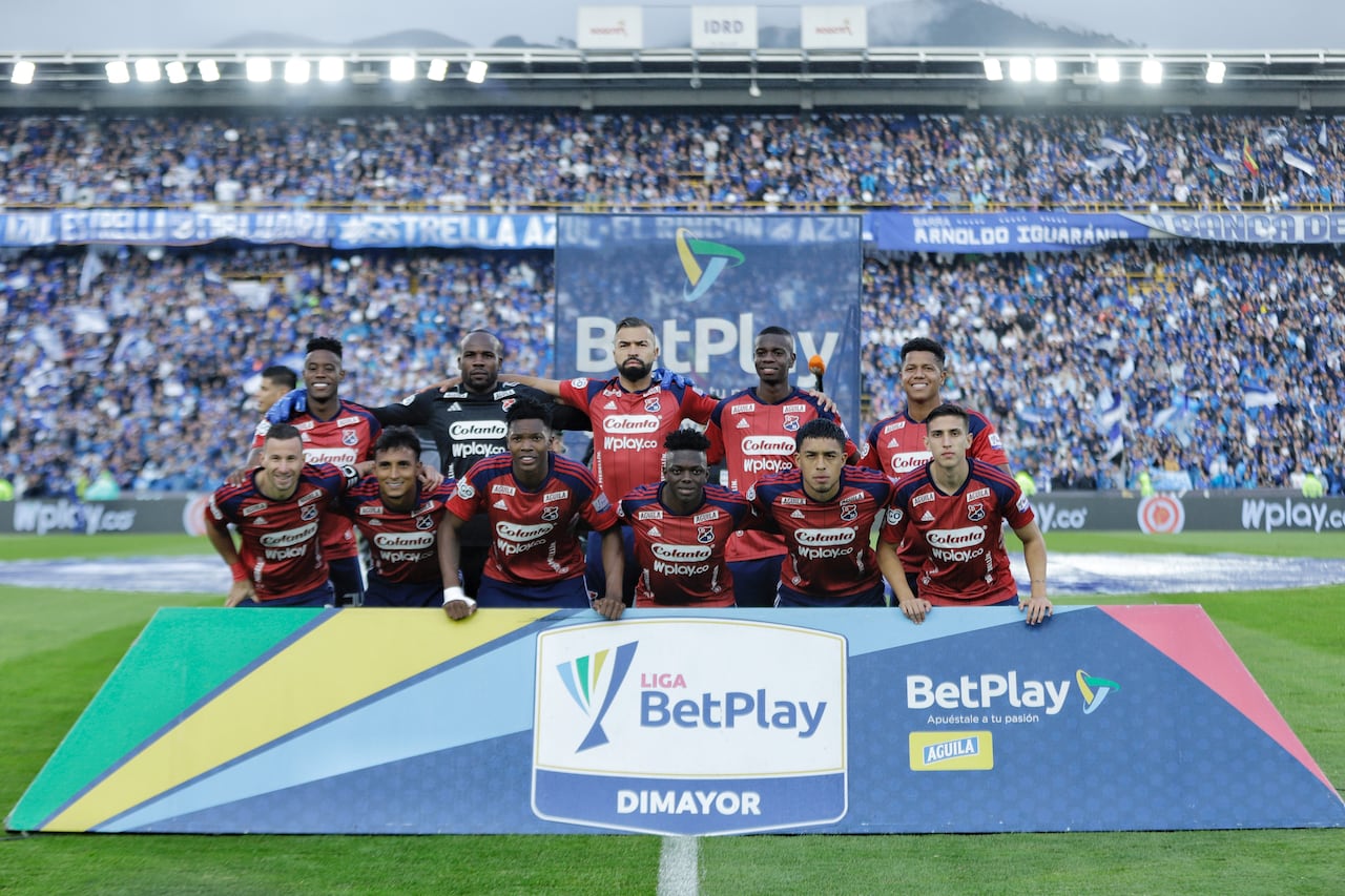 Bogotá. Junio 17 de 2023. Millonarios enfrenta a Medellín en juego válido por los cuadrangulares Fecha 6 de la Liga colombiana en el estadio Nemesio Camacho el Campin. (Colprensa - Camila Diaz)