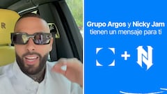 El reconocido cantante Nicky Jam se suma a campaña por Colombia.