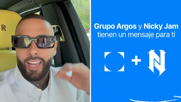 El reconocido cantante Nicky Jam se suma a campaña por Colombia.