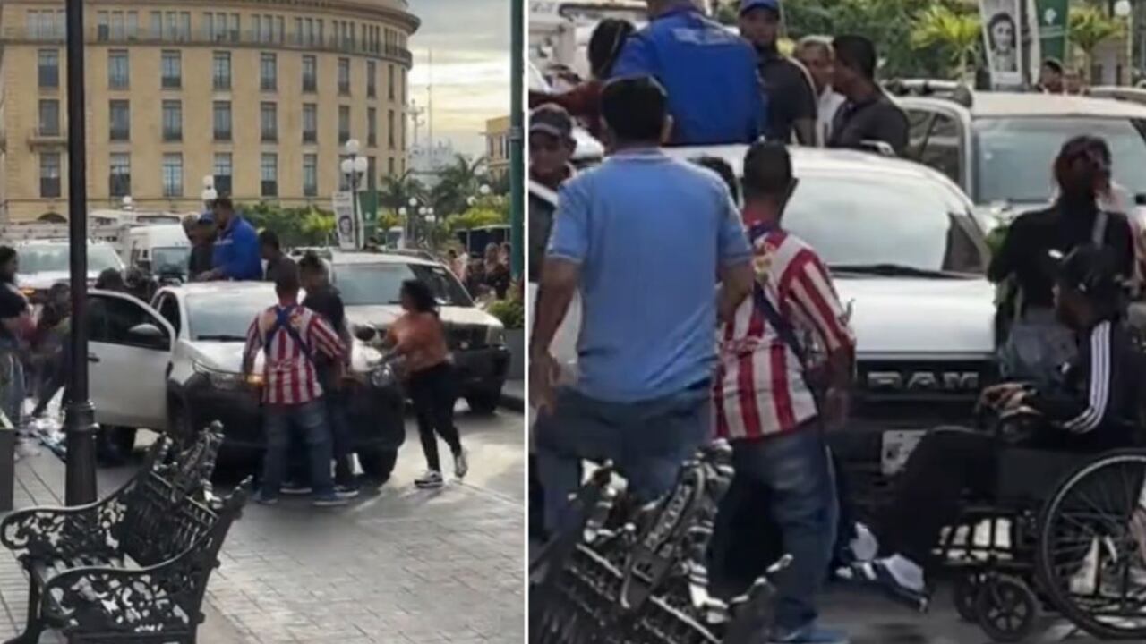 Operativo contra vendedores informales en Tampico deja un momento que se volvió viral.