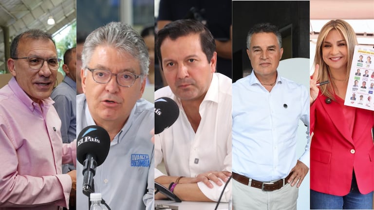 Algunos de los candidatos de las consultas presidenciales ya votaron este domingo.