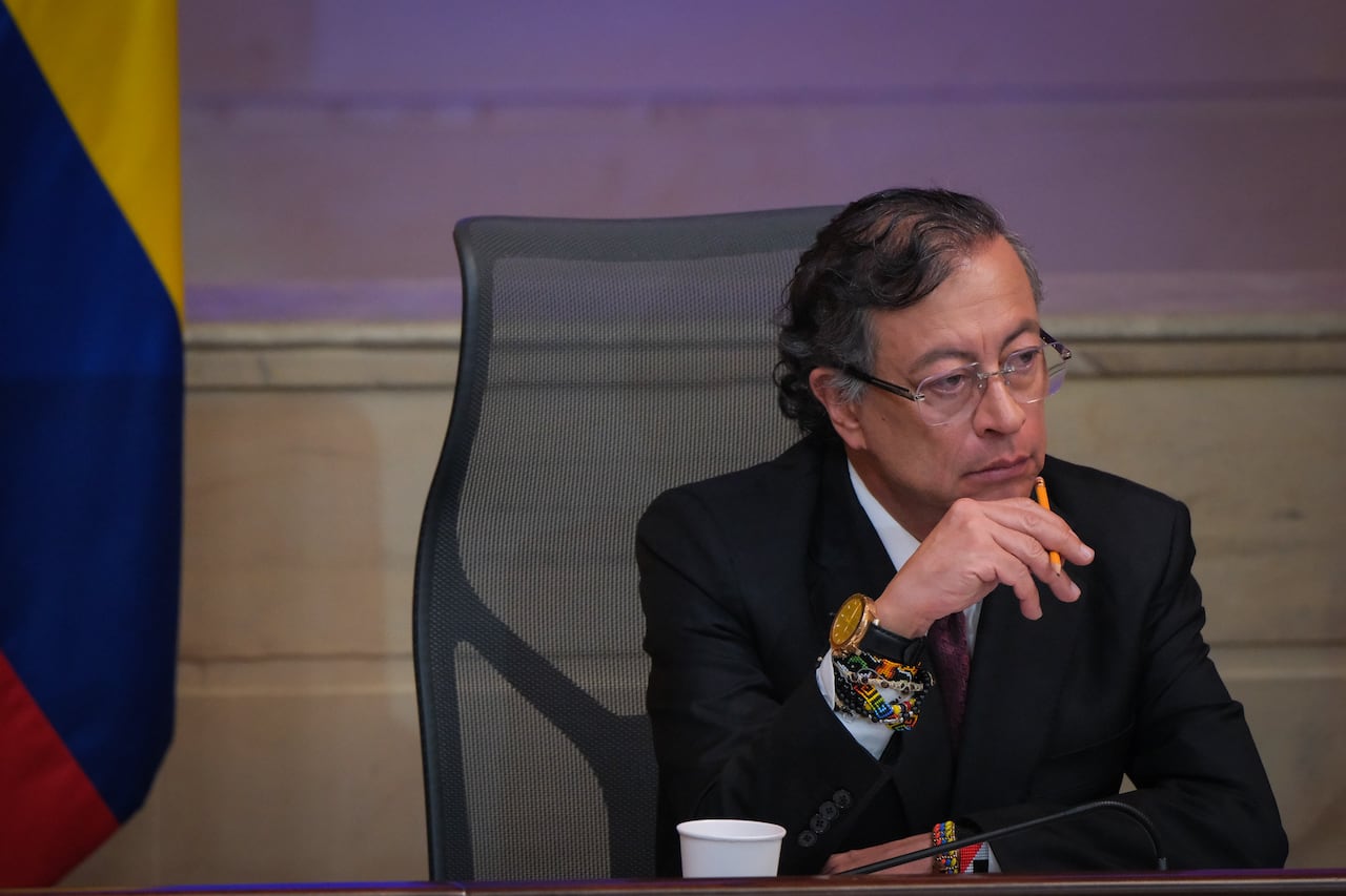El presidente, Gustavo Petro, el 20 de julio de 2026 en el Congreso de la República, en Bogotá