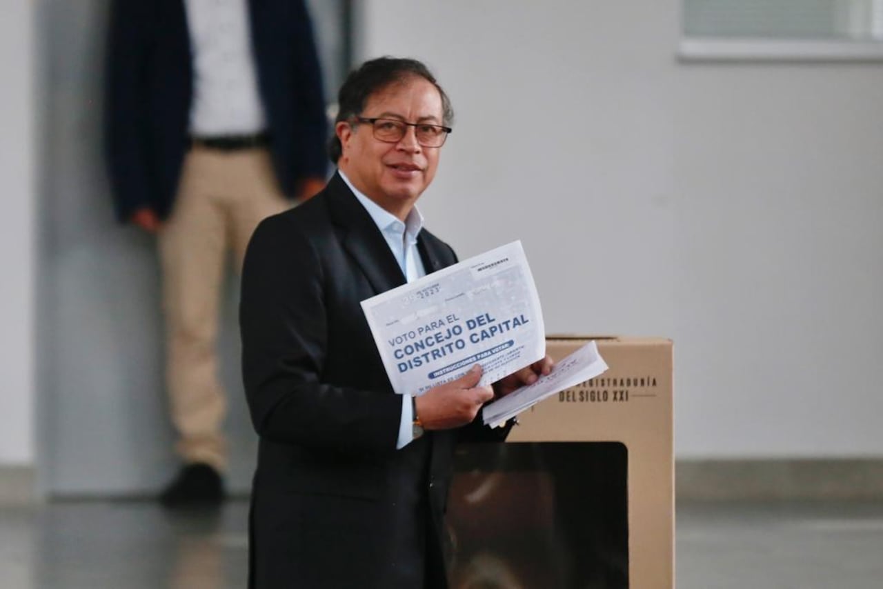 Votación Presidente Gustavo Petro en Bogotá