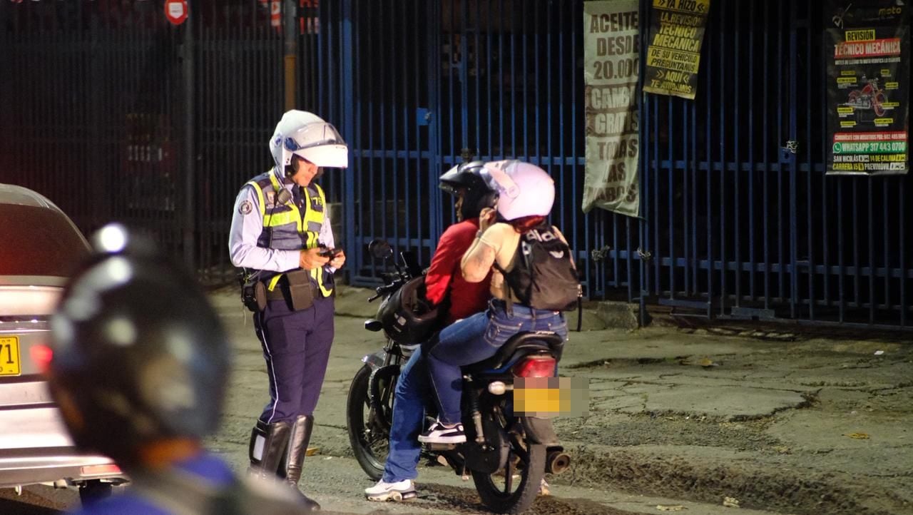 Control a invasión del carril del Mío en Cali