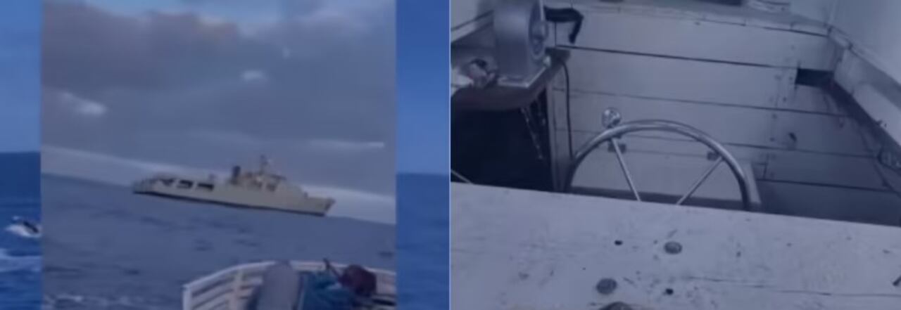 El hecho se dio en aguas del Pacífico. Llevaría casi 2 toneladas de cocaína.