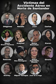 Estos son los rostros de las personas que fallecieron en el vuelo de Satena el pasado 28 de enero 2026.