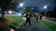 Hombres atracan a ciclista en Bogotá.