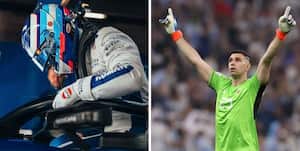 Franco Colapinto y Dibu Martínez, los dos mejores deportistas de Argentina.