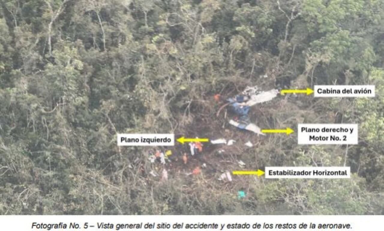 Informe Final refleja los resultados de la investigación técnica
adelantada por la Autoridad AIG de Colombia en el Cerro Aná - La Virgen – Urrao / Antioquia.