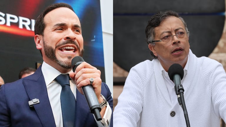Abelardo de la Espriella y Gustavo Petro.