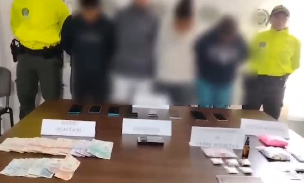 Estas cuatro personas eran las encargadas de vender o comercializar estas peligrosas sustancias, incluso, los integrantes de una institución educativa.