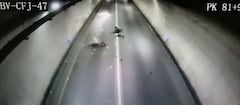 El accidente de tránsito ocurrió en el túnel Buenavista.
