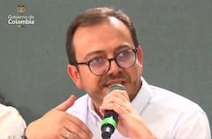 Felipe Durán, superintendente de Servicios Públicos, durante el consejo de ministros del 10 de febrero de 2026