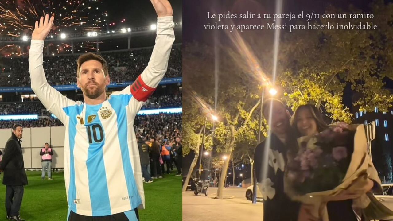 Lionel Messi sorprende a una pareja durante su paseo en Barcelona y causa furor en redes