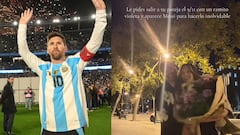 Lionel Messi sorprende a una pareja durante su paseo en Barcelona y causa furor en redes