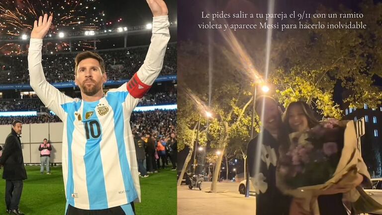 Lionel Messi sorprende a una pareja durante su paseo en Barcelona y causa furor en redes