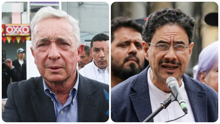 Álvaro Uribe e Iván Cepeda