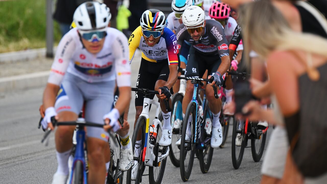 LECCE, ITALY - MAY 14: Egan Bernal of Colombia and Team INEOS Grenadiers competes during the 108th Giro d'Italia 2025, Stage 5 a 151km stage from Ceglie Messapica to Lecce / #UCIWT / on May 14, 2025 in Lecce, Italy. (Photo by Tim de Waele/Getty Images)