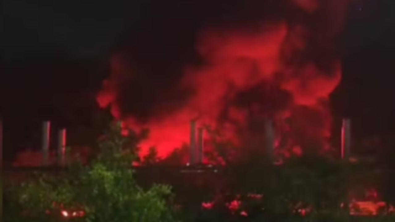 Incendio en Girón