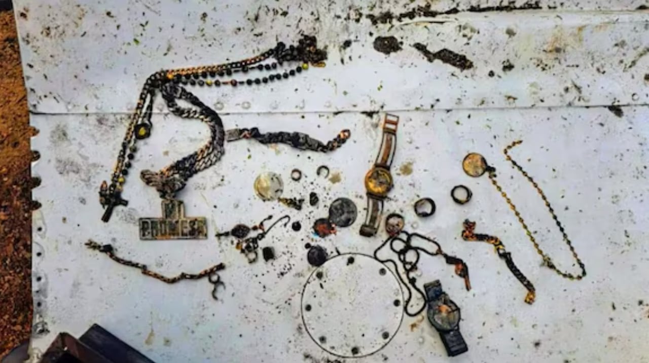 Joyas de Yeison Jiménez fueron encontradas en el lugar del accidente.