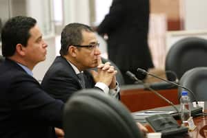 magistrado de la Corte Suprema de Justicia, Gustavo Malo en indagatoria ante la Comision de Acusaciones por el caso del llamado Cartel de la Toga
Bogota oct 3 2017
Foto Guillermo Torres revista Semana