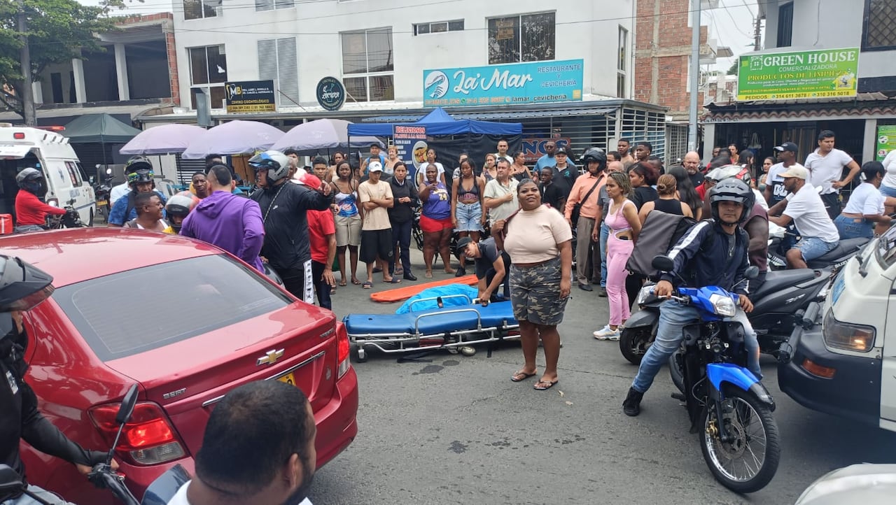 Varios accidentes se presentaron en distintos puntos de la ciudad.