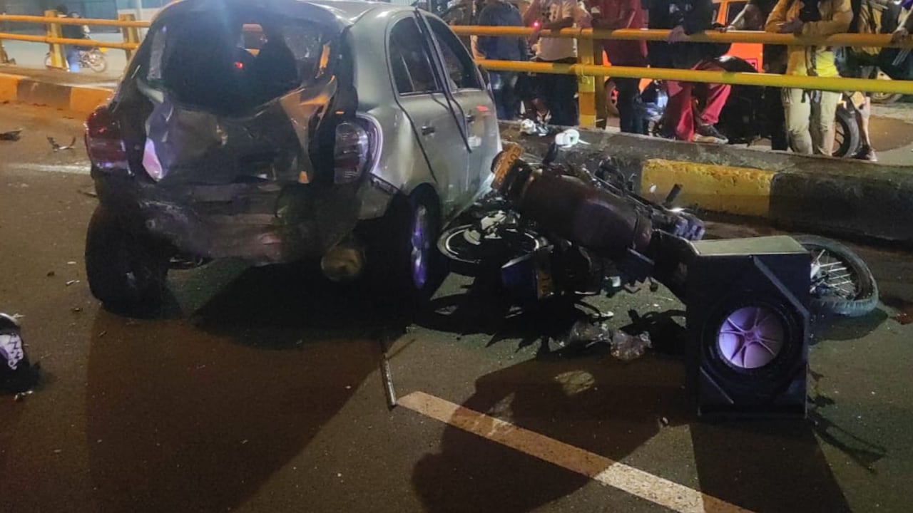 ccidente mortal en Cali: choque en la Autopista Suroriental deja víctimas.