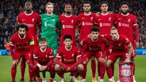 Plantilla del Liverpool en la temporada 2023-2024.