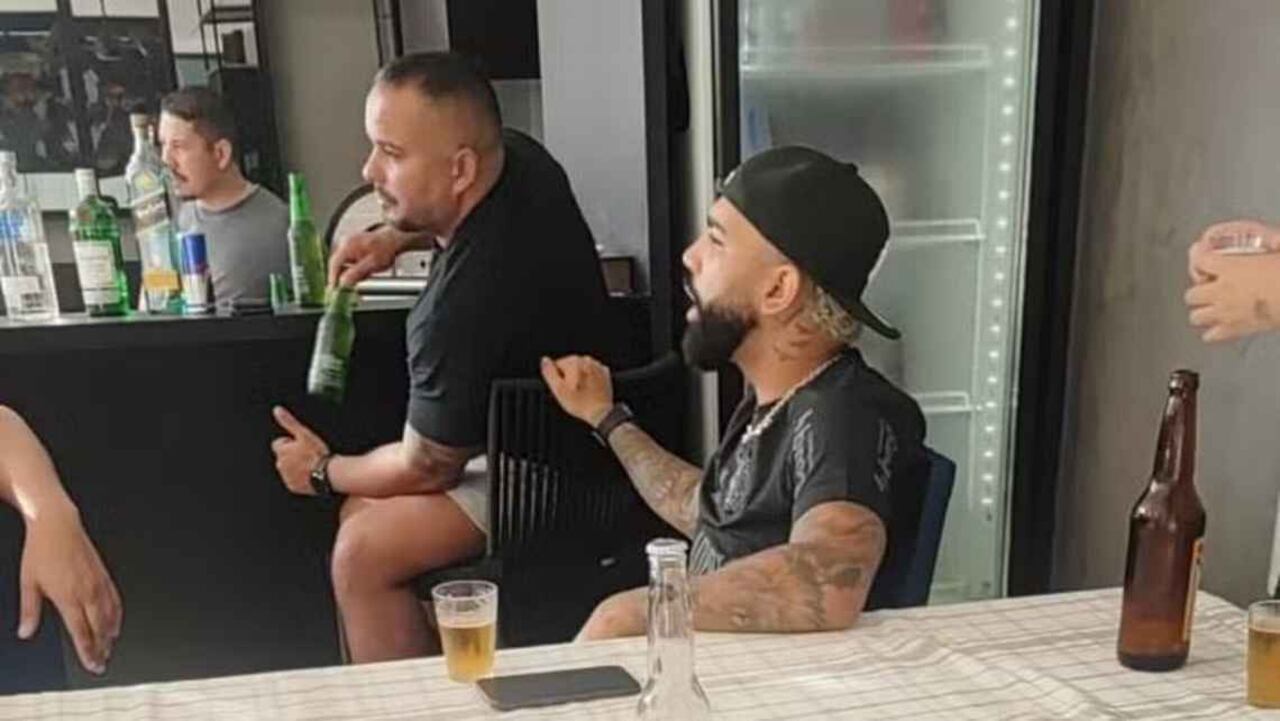 Gabigol con la camiseta del Corinthians.