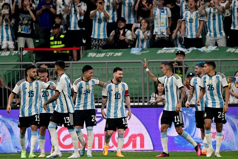 Lionel Messi comandó un nuevo triunfo de Argentina tras la Copa del Mundo de Qatar 2022.