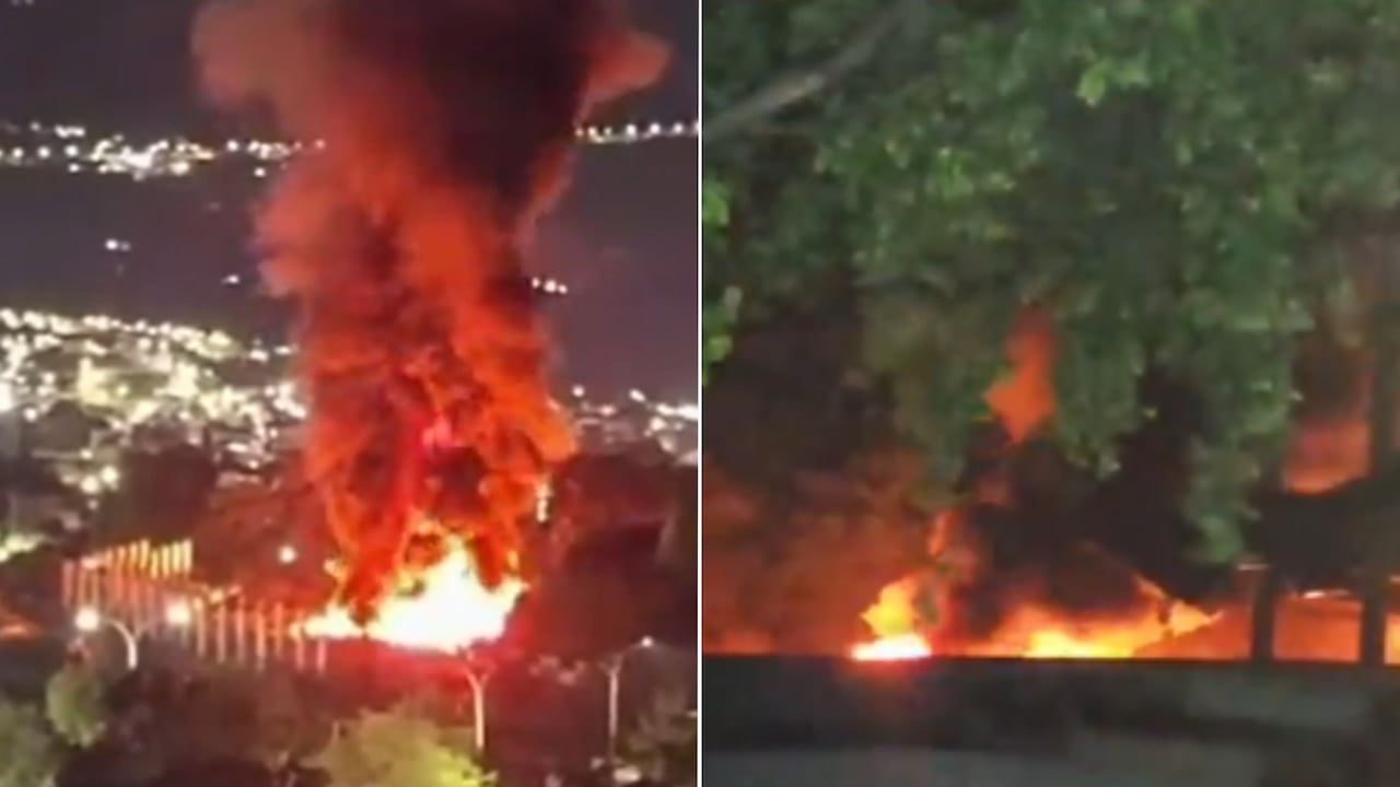 Incendio en Girón