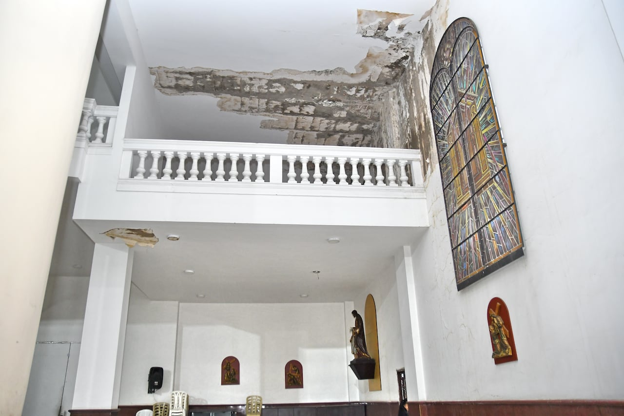 La iglesia El Templete se está renovando
Las obras contemplan la instalación de un altar en madera que data de 1949 y la adecuación de una capilla. La remodelación del templo costará $230 millones, Mayo 17 de 2024, Foto Wirman Rios , EL PAIS