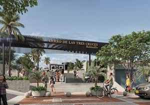 Cerro de las tres cruces en Roldanillo