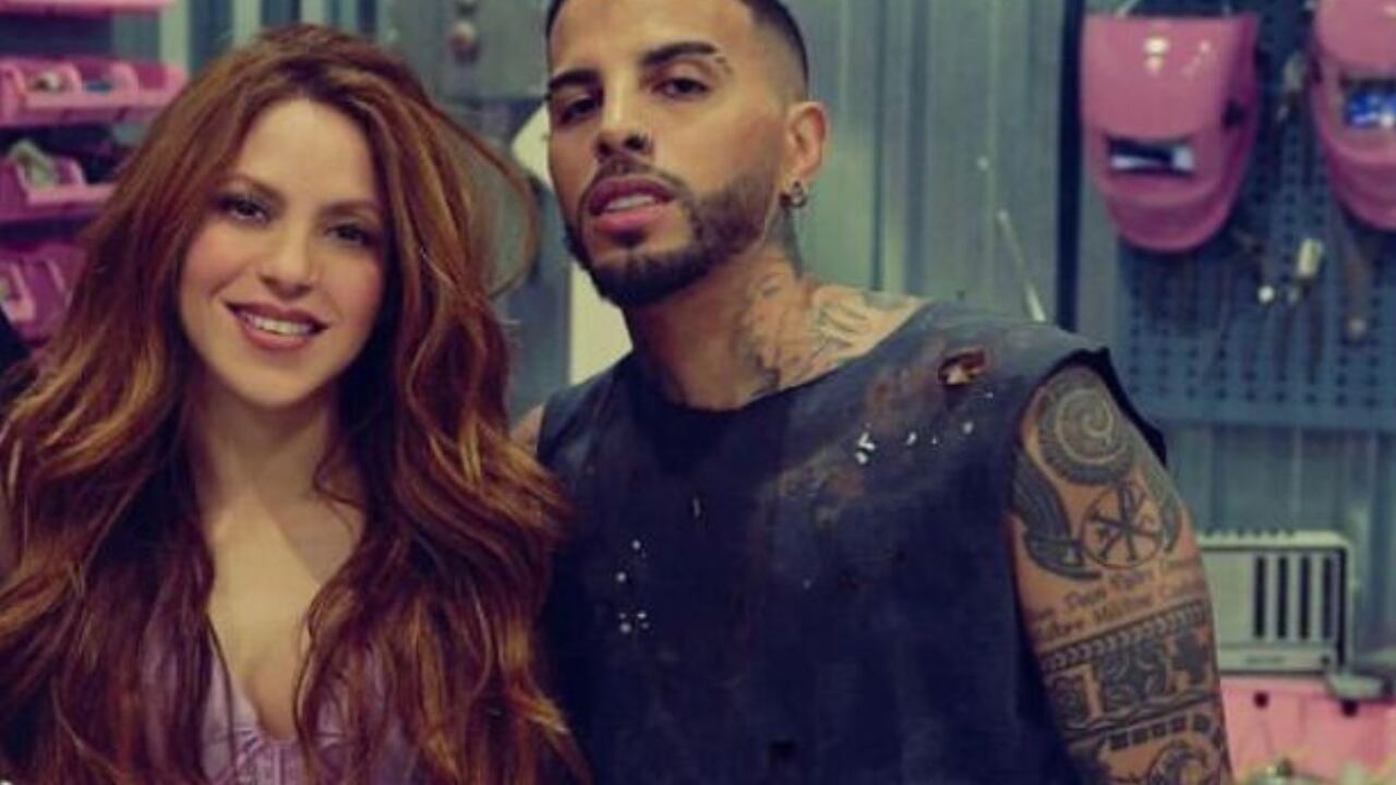 Shakira y Rauw grabaron la exitosa canción Te felicito en 2022.